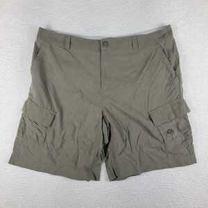 Mountain Hardwear Shorts Mens 42 Taupe Brown 9" Inseam Nylon‎ Cargo